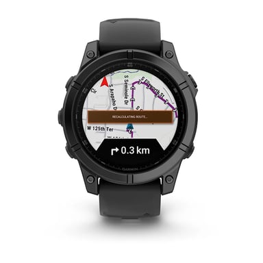 Garmin Fenix E 3,3 cm (1.3'') AMOLED 47 mm Numérique 416 x 416 pixels Écran tactile Noir Wifi GPS (satellite)