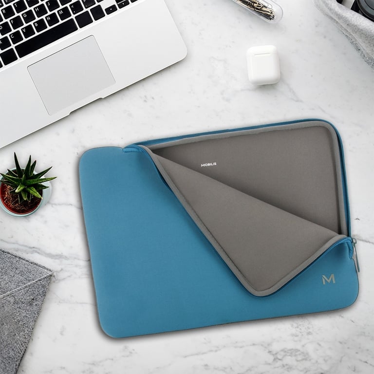 Housse en Néoprène pour Ordinateur Portable 12 5 14'' Pochette Protection PCNotebook Etui Compatible avec MacBook AirPro 13.3'' Prusse Neuf - vue 3