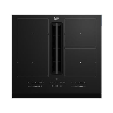 Beko Table de cuisson induction aspirante 60cm 4 feux 7400w - HIXI64700UF1