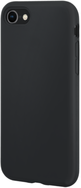 Funda antigolpes de gel de silicona suave para Apple iPhone 7/8, Negro satinado