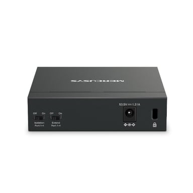 Mercusys MS105GP Switch di rete Gigabit Ethernet (10/100/1000) Connessione Ethernet, supporto Power over Ethernet (PoE) Nero