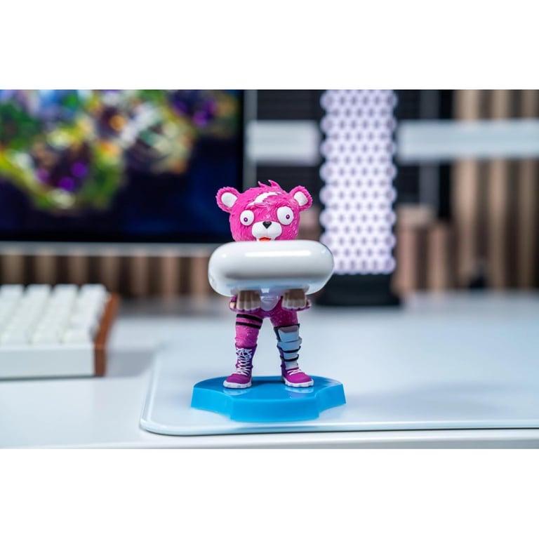 Figurine Fortnite Cuddle Team Leader EXQUISITE GAMING Cable Guys Support écouteurs smartphone ou petit accessoire 11 cm - vue 5