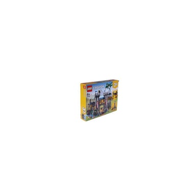 Set di costruzione LEGO Creator 3-in-1 31120 Castello medievale, dungeon e mercato 349 pezzi 4 mini-figurine Nero e marrone