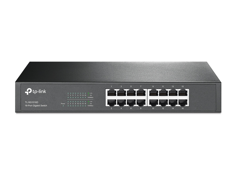 TP Link TL SG1016D Non géré Gigabit Ethernet 101001000 Neuf - vue 3