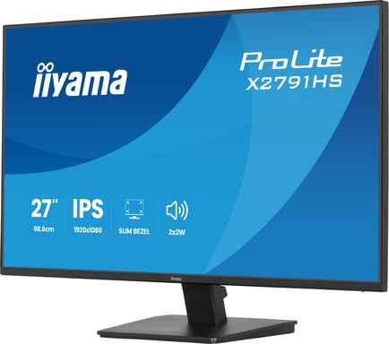 iiyama ProLite X2791HS-B1 écran plat de PC 68,6 cm (27'') 1920 x 1080 pixels Full HD LED Noir