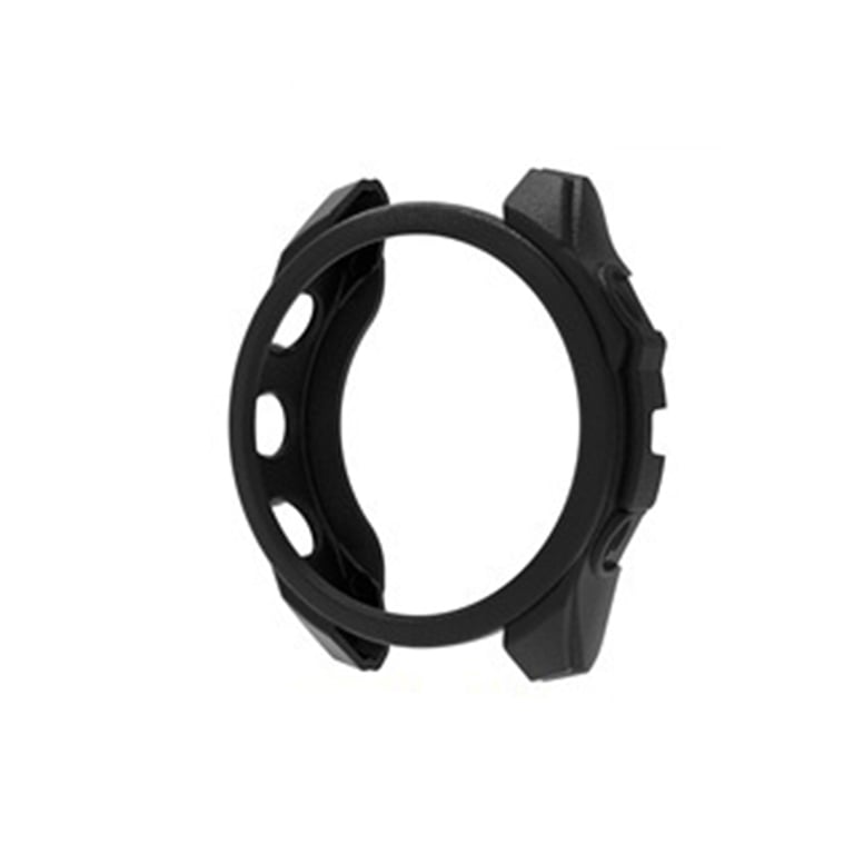 INF Étui De Protection Pour Montre Garmin Forerunner 965 - Texture Cuir Noir En Tpu - vue 3