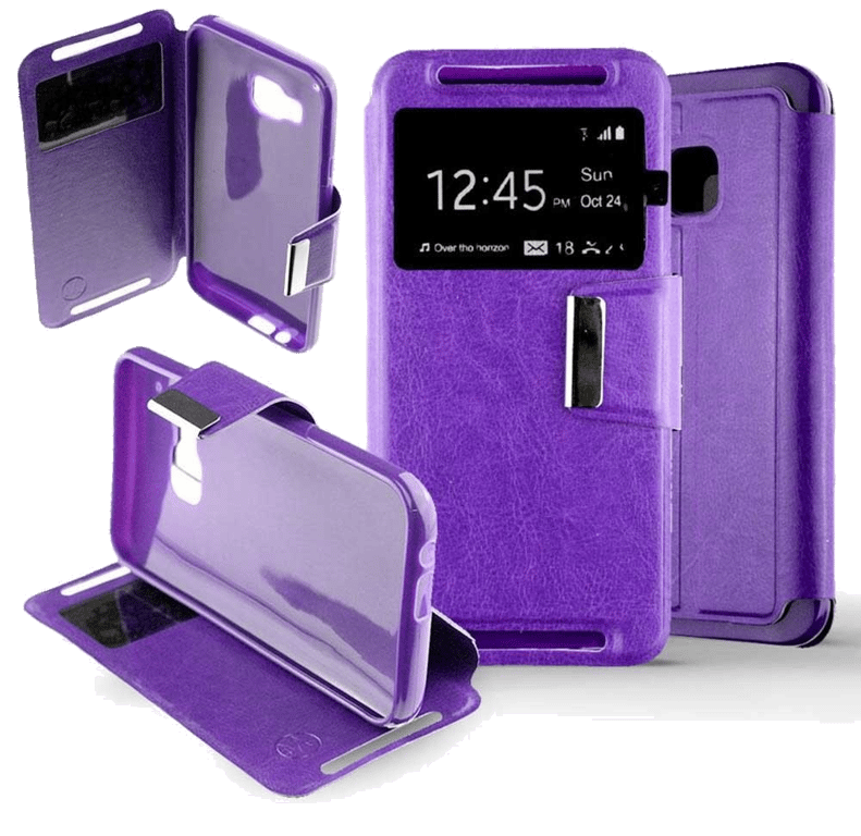 Etui Folio compatible Violet HTC One M9