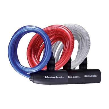 Masterlock antirrobo cable 8mm cerradura de llave