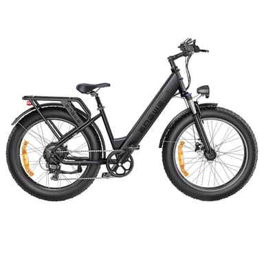 ENGWE E26 Bicicleta eléctrica Step-thru - 250W 768WH Autonomía 140KM Frenos de disco - Gris