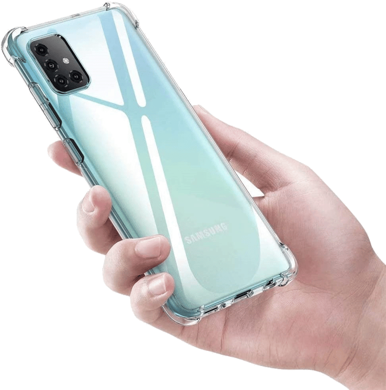 Coque Silicone Anti-Chocs pour SAMSUNG Galaxy A71 Transparente Protection Gel Souple