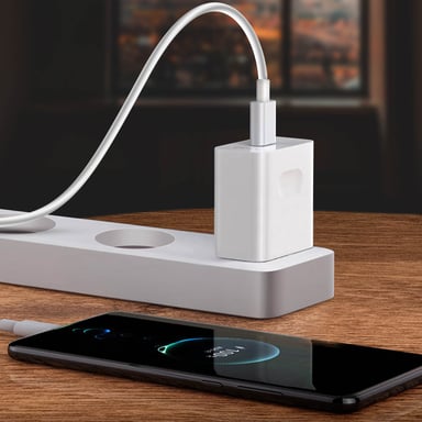 Chargeur Secteur Huawei d'Origine, USB 66W SuperCharge Blanc