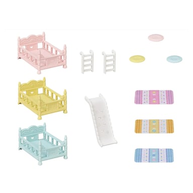 Lits Superposés Sylvanian Families avec Accessoires Amusants