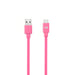WE Cavo piatto da USB-C a USB da 1 m per Samsung S8/S9/S10, MacBook Pro, Google Pixel/Chromebook, Huawei P20/P30 Xiaomi - Fuschia