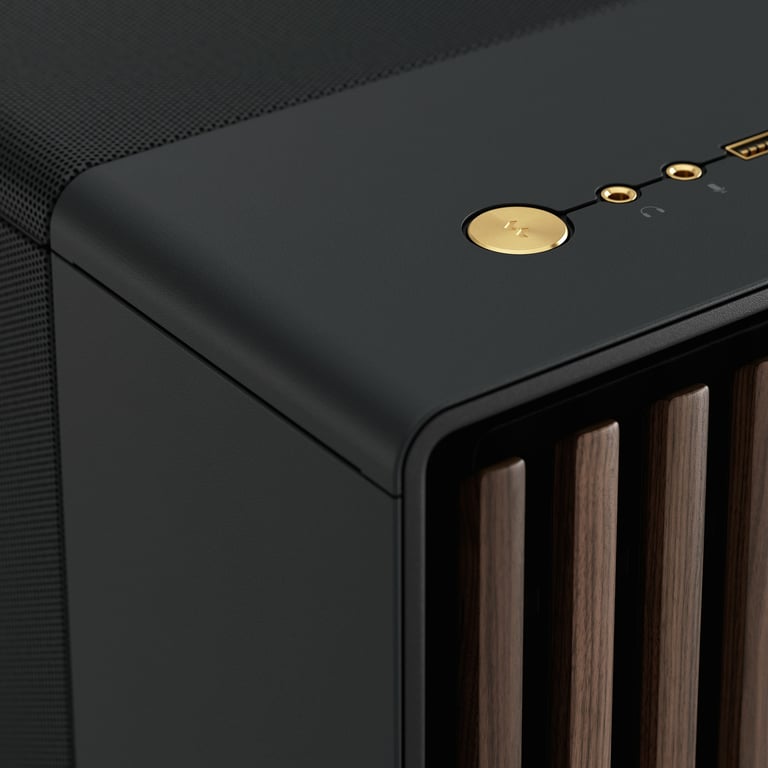 Fractal Design North XL Midi Tower Noir, Charbon de bois - Neuf