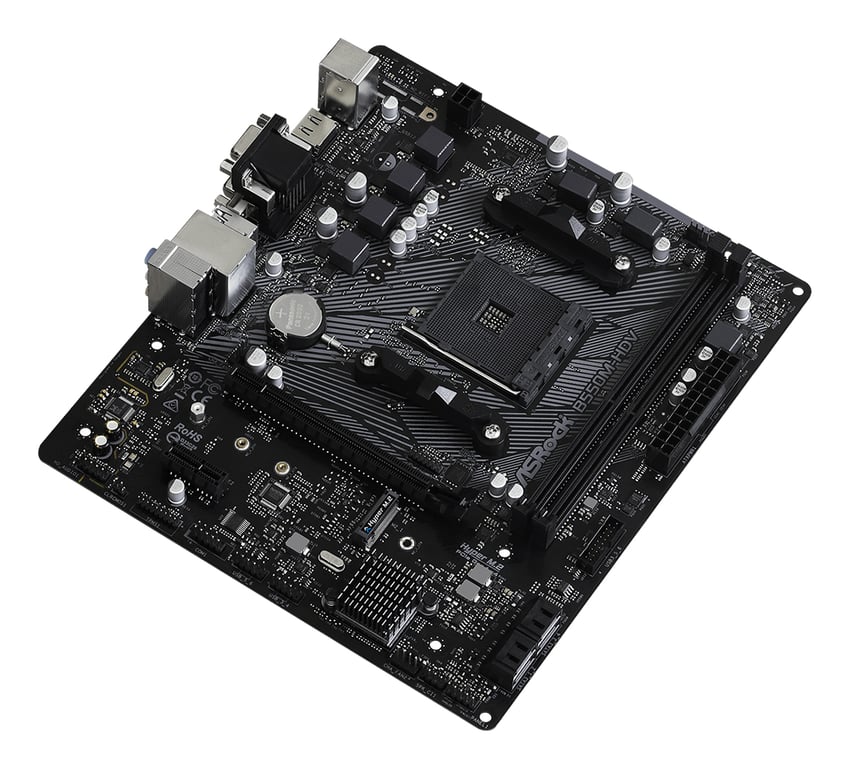 ASRock B550M HDV - vue 3