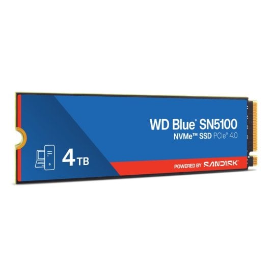 WD SN5100 SSD 4 To interne .2 2280 PCIe 4.0 x4 NVMe - vue 4