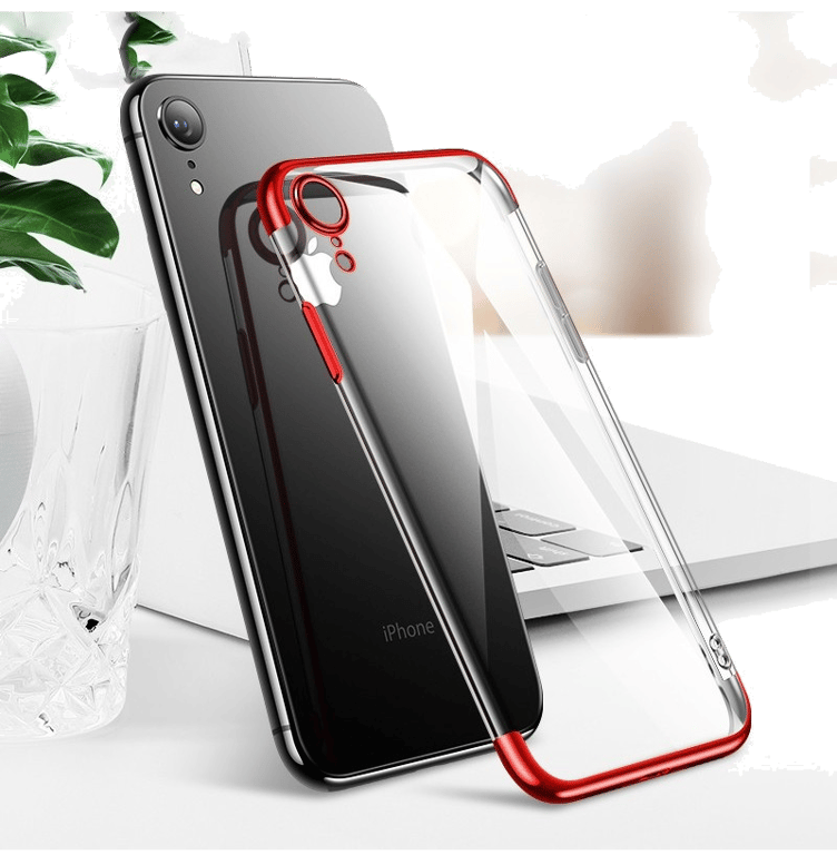 Coque Silicone Bord pour IPHONE Xr APPLE Bumper Fine Transparente