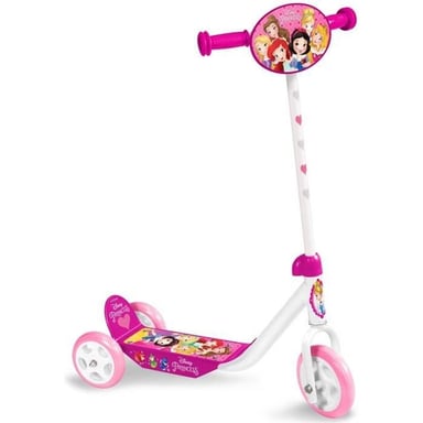 Patinete de 3 Ruedas - STAMP - PRINCESAS DISNEY - Ajustable en altura - Plataforma antideslizante