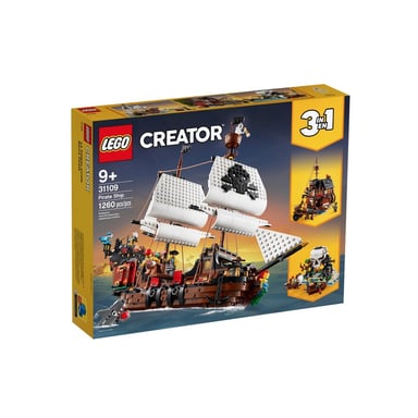 LEGO® Creator 3 en 1: Barco pirata (31109) - Aventuras épicas en el mar