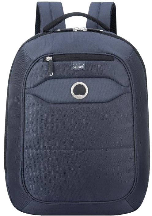 DELSEY Sac a Dos New Easy Trip 2 Compartiments Gris Anthracite