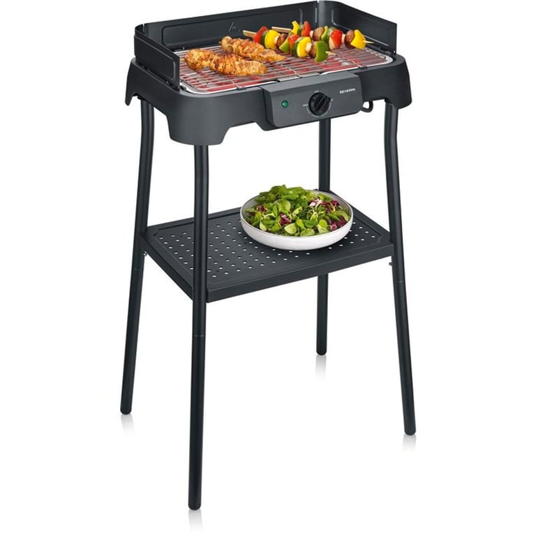 Barbecue Électrique SEVERIN PG8594 – 2000 W, Grille Inox, Thermostat Réglable - vue 5