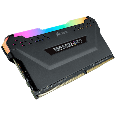 Corsair VENGEANCE® RGB PRO 8 Go (1 x 8 Go) DDR4 3200 MHz C16 — noir