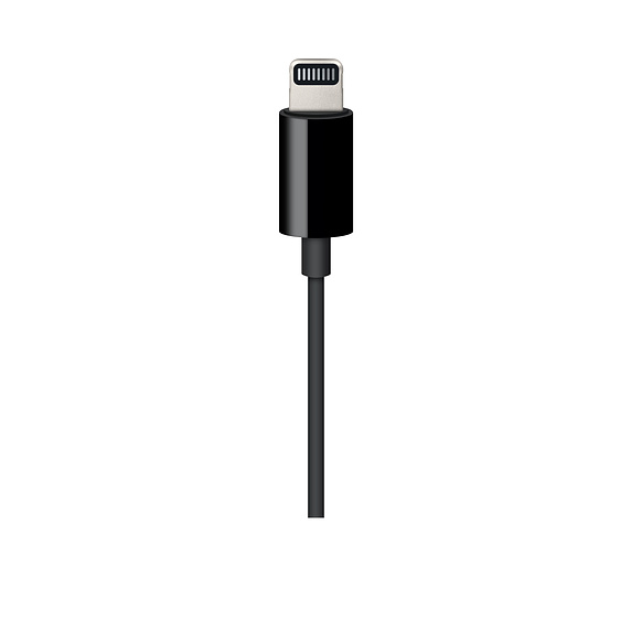 Apple MR2C2ZM/A câble audio 1,2 m 3,5mm Lightning Noir - Neuf