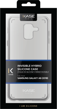 Coque hybride invisible pour Samsung Galaxy A6 (2018), Transparent