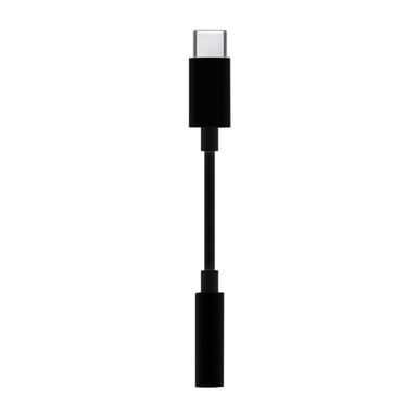 AISENS A109-0385 câble de téléphone portable Noir 0,15 m USB C 3,5 mm
