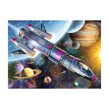 Puzzle XXL 100 pièces - Aventure spatiale captivante pour enfants