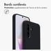 Accezz Coque Liquid Silicone avec MagSafe pour Samsung Galaxy A36 / A56 - Noir