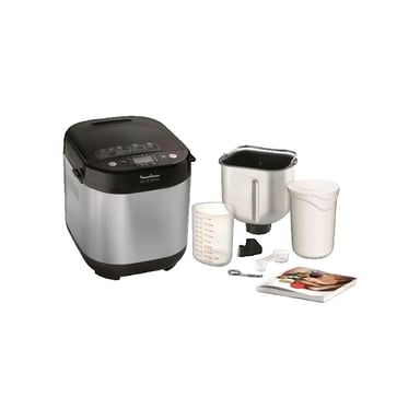 Máquina de pan Moulinex Pain & Délices 1 kg Negro e Inox