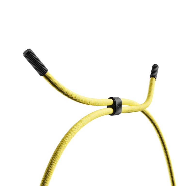 Lanière Sling pour Coque Clic Lock iPhone 13 Pro Max en Nylon Réglable Jaune Neuf