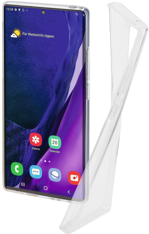 Coque de protection Crystal Clear pour Galaxy Note 20 Ultra 5G