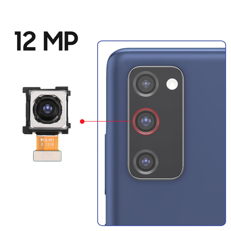 Samsung Caméra Arrière Principale de Orignal Service Pack 12MP pour Galaxy S20 FE 4G - vue 4