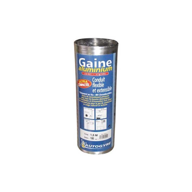 AUTOGYRE Gaine flexible alu Ø150 mm x 3 - vue 2