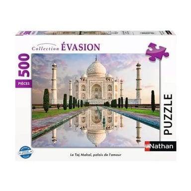 Puzzle Nathan 500 pièces Le Taj Mahal - Un chef-d'œuvre à assembler