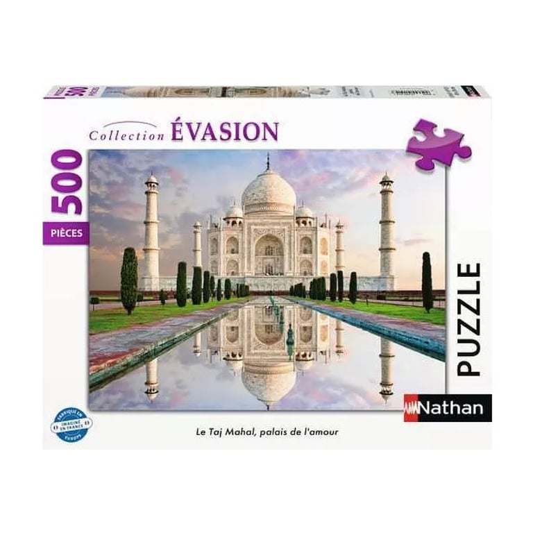 Puzzle 500 pièces : Le Taj Mahal palais de lamour Ravensburger Nathan - vue 5