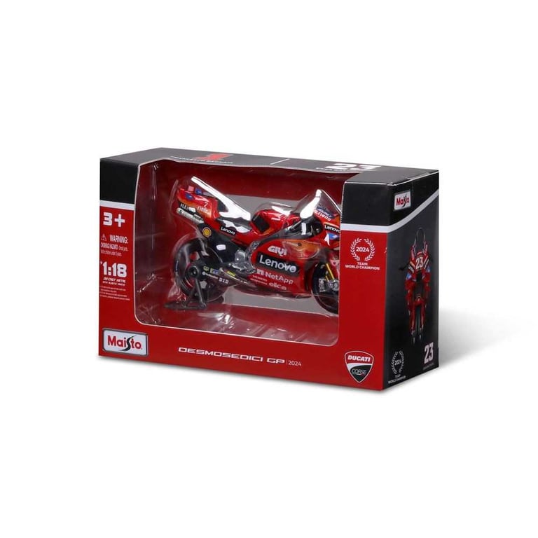 Véhicule Maisto Moto GP Racing Ducati Lenovo SF 2024 1 Bagnaia 1/ - vue 2