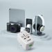 Adaptateur Secteur Universel de Voyage UK / EU / US Compact Durable Blanc