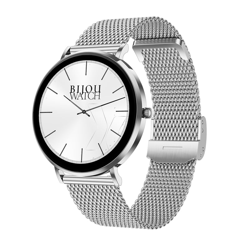 Montre Connectée FW27 Selen IP67 avec Bracelet en Maille Milanaise Neuf