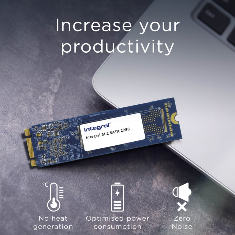 Integral INSSD256GM280 disque SSD .2 Série ATA III 3D TLC NAND Neuf - vue 6