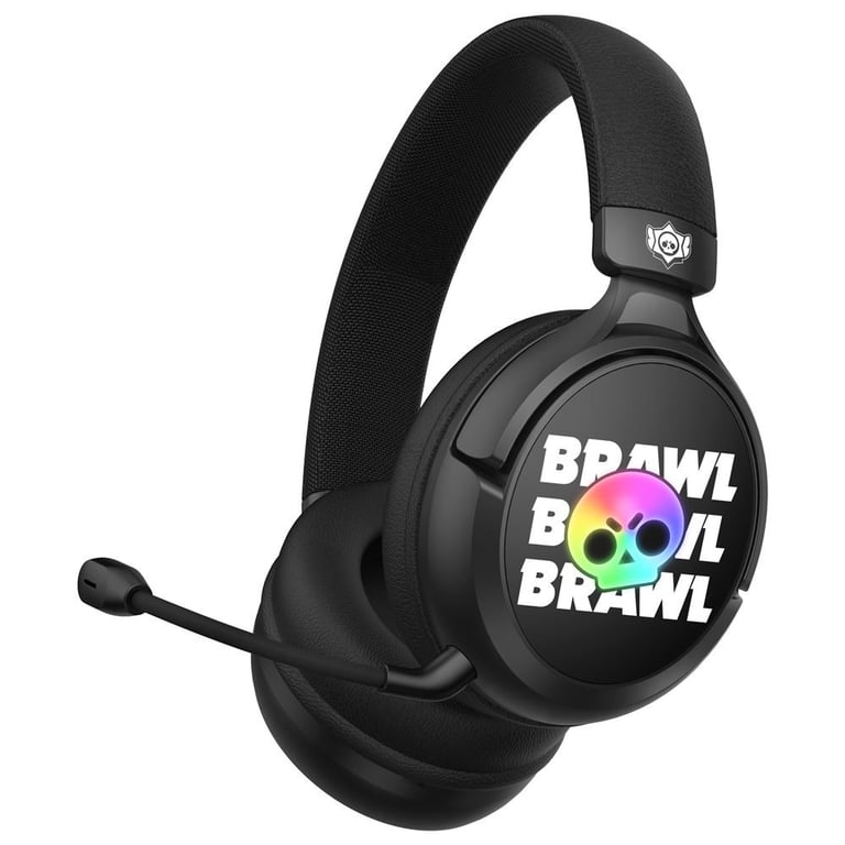 Casque gaming sans fil Brawl Stars avec LED et micro amovible Subsonic - vue 9