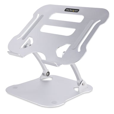 StarTech.com Soporte Ergonómico de Ordenador para Sobremesa - Base Soporte Ergonómico para Portátil de Altura Ajustable - Aluminio - Portátil - 10kg -