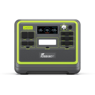 Central eléctrica portátil FOSSiBOT F2400 2048Wh 2400W Verde