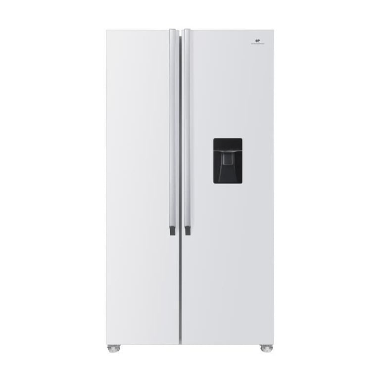 Réfrigérateur américain CONTINENTAL EDISON CERA532NFWD 532 L No Frost 2 portes avec distributeur d'eau Blanc - Neuf
