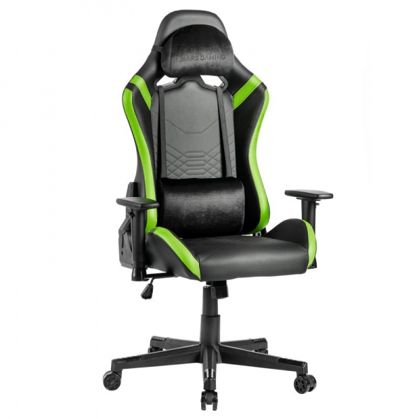 Chaise Gaming Professionnelle MARS GAMING MGC PRO Cuir PU Accoudoirs 2D Dossier Inclinable 135° - vue 9
