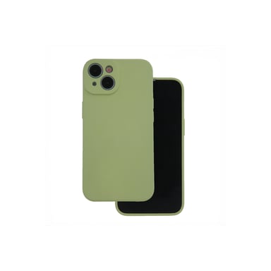 JAYM - Custodia in silicone verde primavera per [ APPLE IPHONE 13 Pro Max ] - 100% silicone e microfibra - rinforzata e ultra morbida