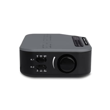 Schneider SC310G FM numérique double alarme Snooze mode sommeil Gris - Neuf Gris - vue 3