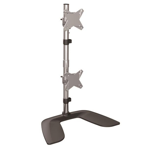 StarTech.com Bras pour écran PC double affichage à fixation verticale Aluminium